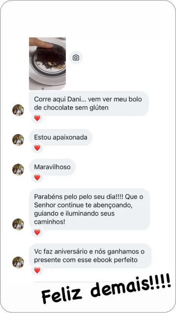Chocolate com depoimento 2